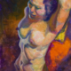 impressionism figure painting from life model